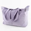 Tasche Shopper Cord aus Baumwolle flieder von SCHÖNER LEBEN.