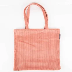 Tasche Shopper Cord aus Baumwolle peach von SCHÖNER LEBEN.