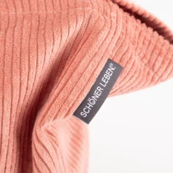 Tasche Shopper Cord aus Baumwolle peach von SCHÖNER LEBEN.