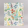 Tasche Wildblumen aus recyceltem Material weiß bunt 34x14x40cm
