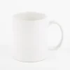Tasse aus Keramik weiß beige oder taupe 320ml