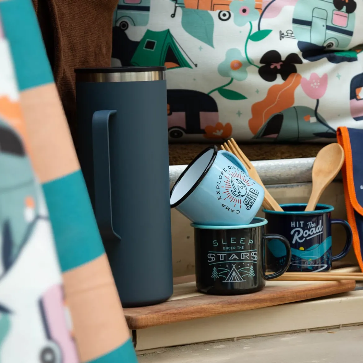 Tasse Emaille Camp Explore Discover von Gentlemen´s Hardware