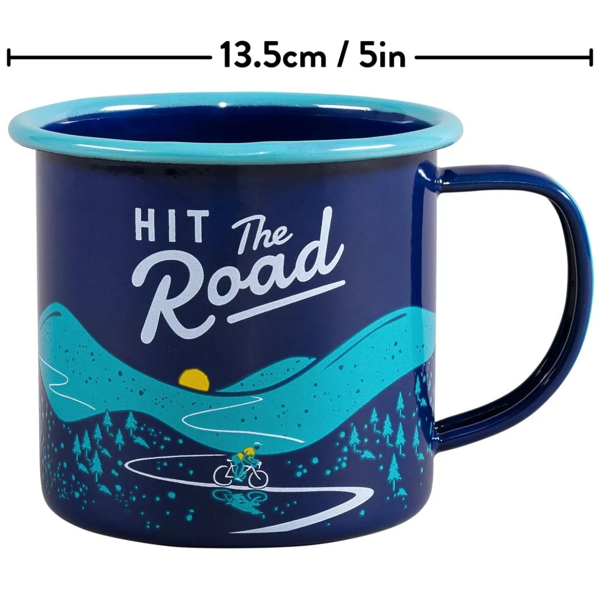Tasse Emaille Hit The Road von Gentlemen´s Hardware