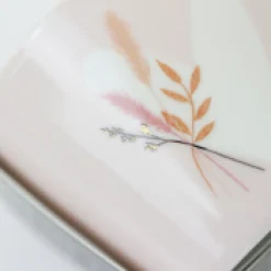 Tasse mit Goldveredelung Herz Strauß rosa gold 420ml von Grafik Werkstatt