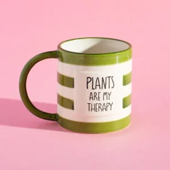 Tasse PLANTS ARE MY THERAPY Keramik von Sass & Belle 300ml