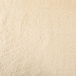 Teddy Fleece Baumwoll Krimmer Plüschstoff einfarbig beige 1,6m Breite