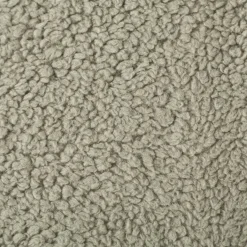 Teddy Fleece Baumwoll Krimmer Plüschstoff einfarbig alt grün 1,6m Breite