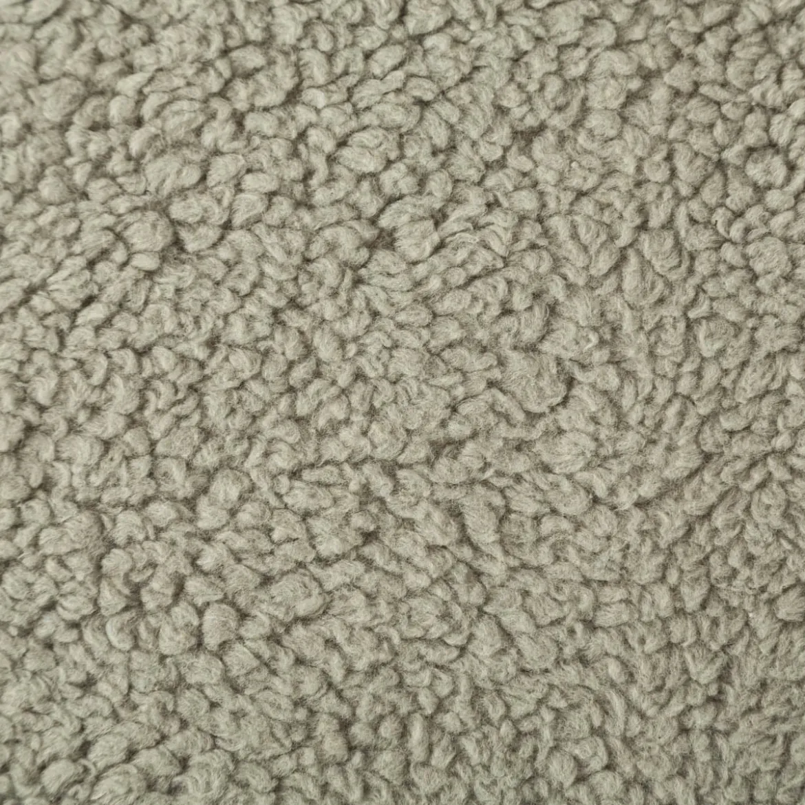 Teddy Fleece Baumwoll Krimmer Plüschstoff einfarbig alt grün 1,6m Breite