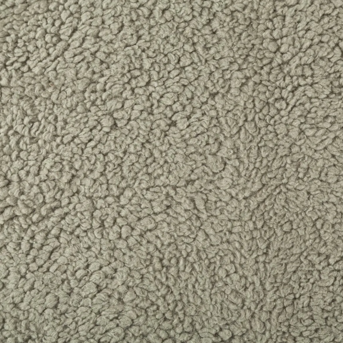 Teddy Fleece Baumwoll Krimmer Plüschstoff einfarbig alt grün 1,6m Breite