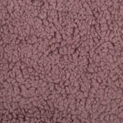 Teddy Fleece Baumwoll Krimmer Plüschstoff einfarbig lila 1,6m Breite