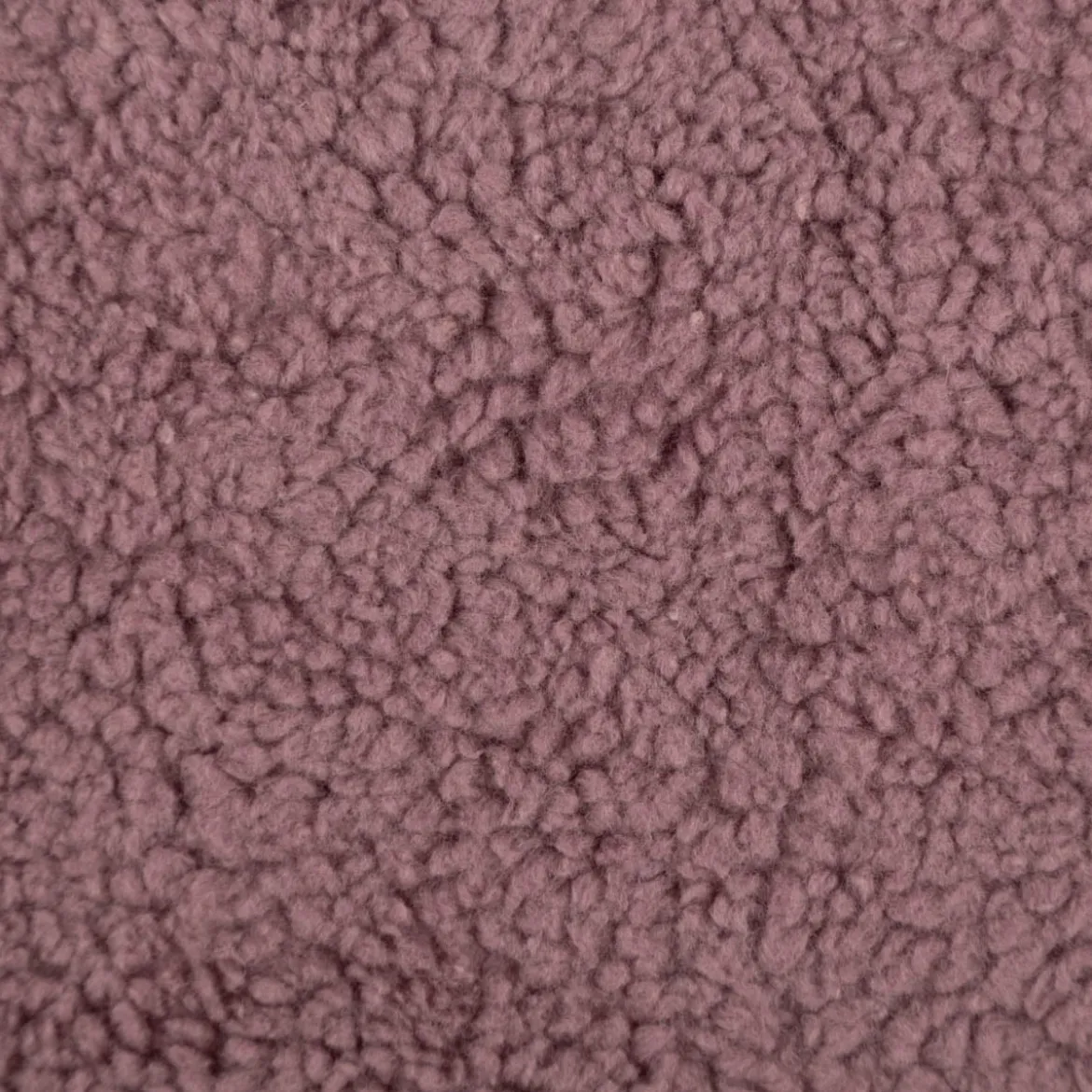 Teddy Fleece Baumwoll Krimmer Plüschstoff einfarbig lila 1,6m Breite