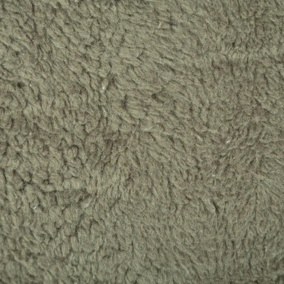 Teddy Fleece Baumwoll Krimmer Plüschstoff einfarbig dunkelgrün 1,6m Breite