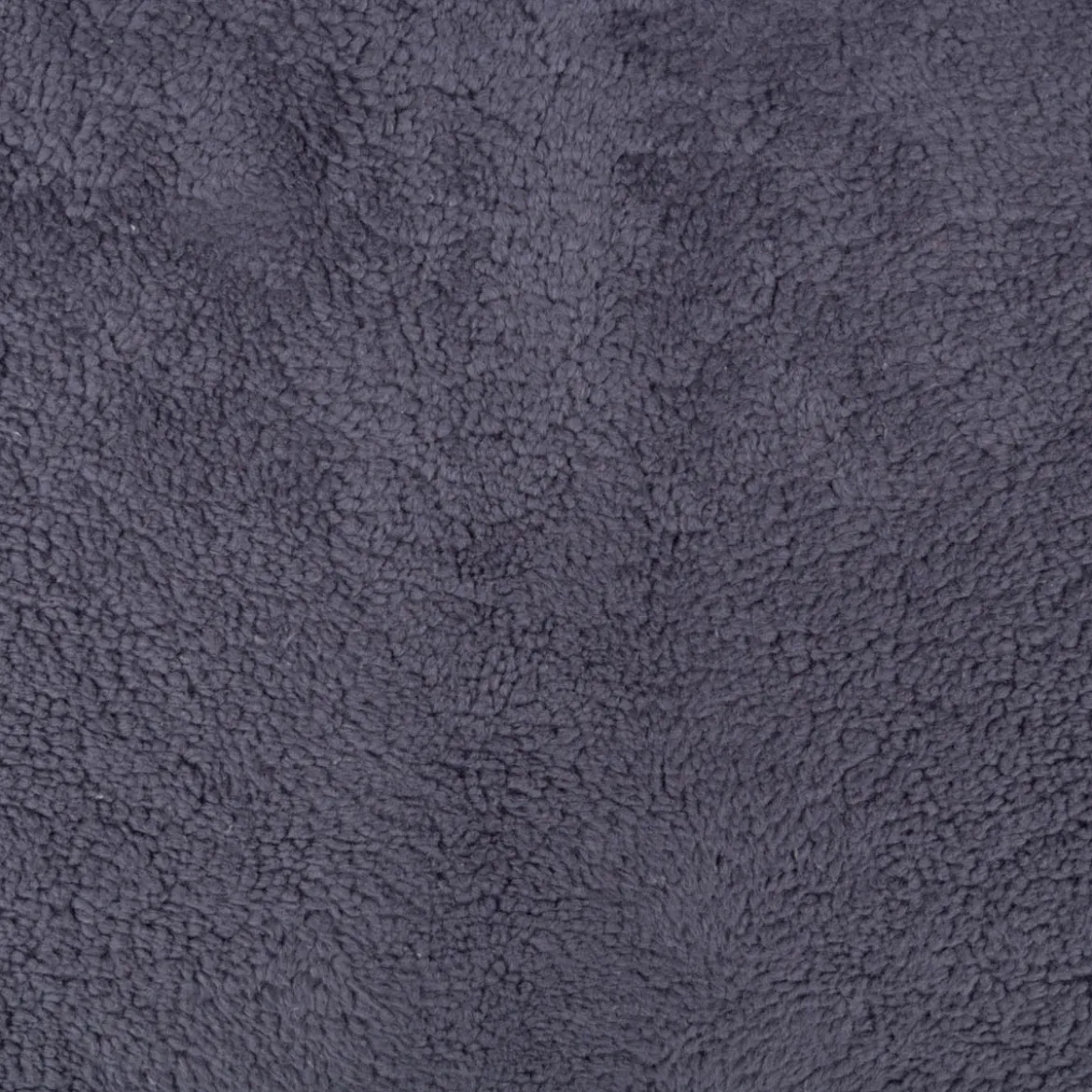 Teddy Fleece Baumwoll Krimmer Plüschstoff einfarbig jeansblau 1,6m Breite