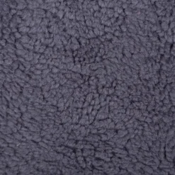 Teddy Fleece Baumwoll Krimmer Plüschstoff einfarbig jeansblau 1,6m Breite