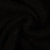 Teddystoff Bouclé uni schwarz 150 cm Breite