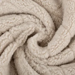 Teddystoff Diamond Rauten helles Beige 158cm Breite