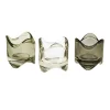Teelicht grau oder transparent 5,7x6,2cm von Werner Voß