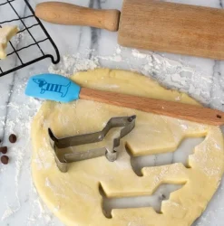 Teigschaber & Ausstechform Sausage Dog – Backset für Dackel-Fans