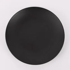 Teller Keramik schwarz matt 20cm