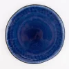 Teller reactive glaze reaktive Glasur dunkelblau 27cm