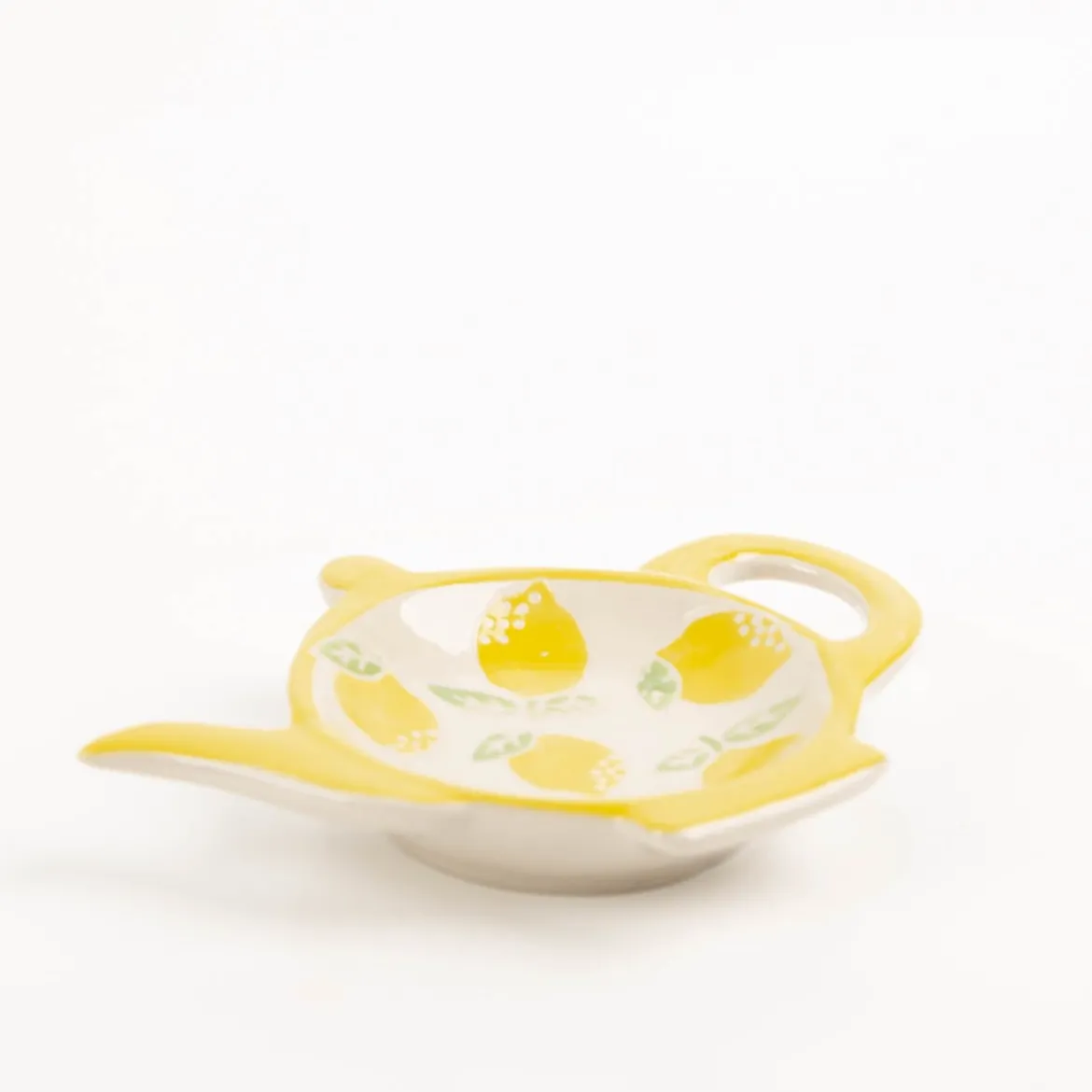 Teller Zitronen Lemon Tea Bag Rest Teekannenform von Sass & Belle