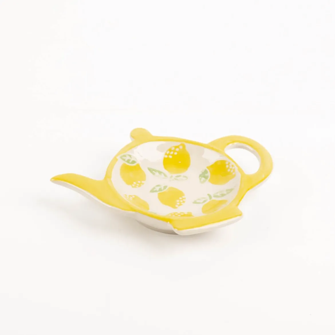Teller Zitronen Lemon Tea Bag Rest Teekannenform von Sass & Belle