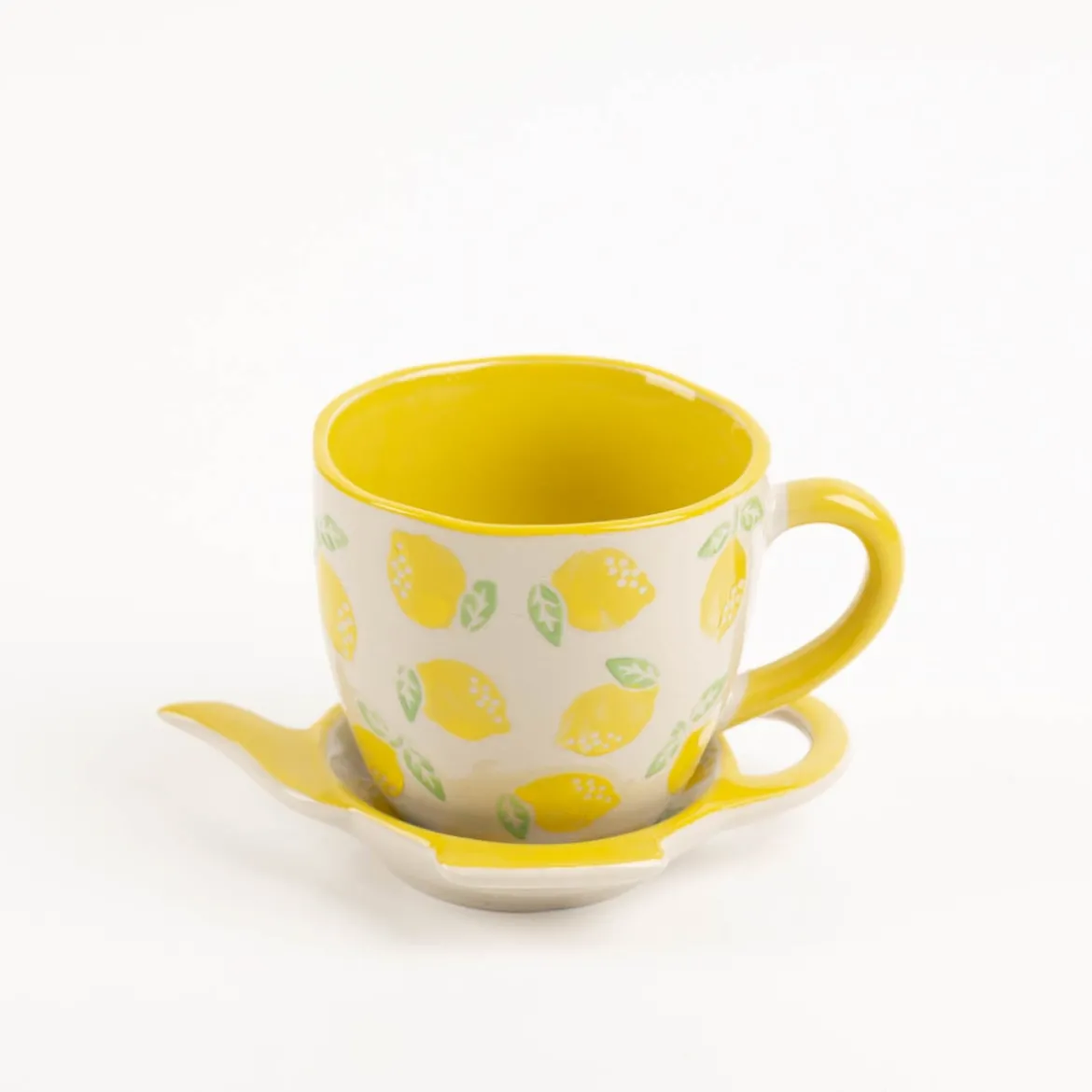 Teller Zitronen Lemon Tea Bag Rest Teekannenform von Sass & Belle