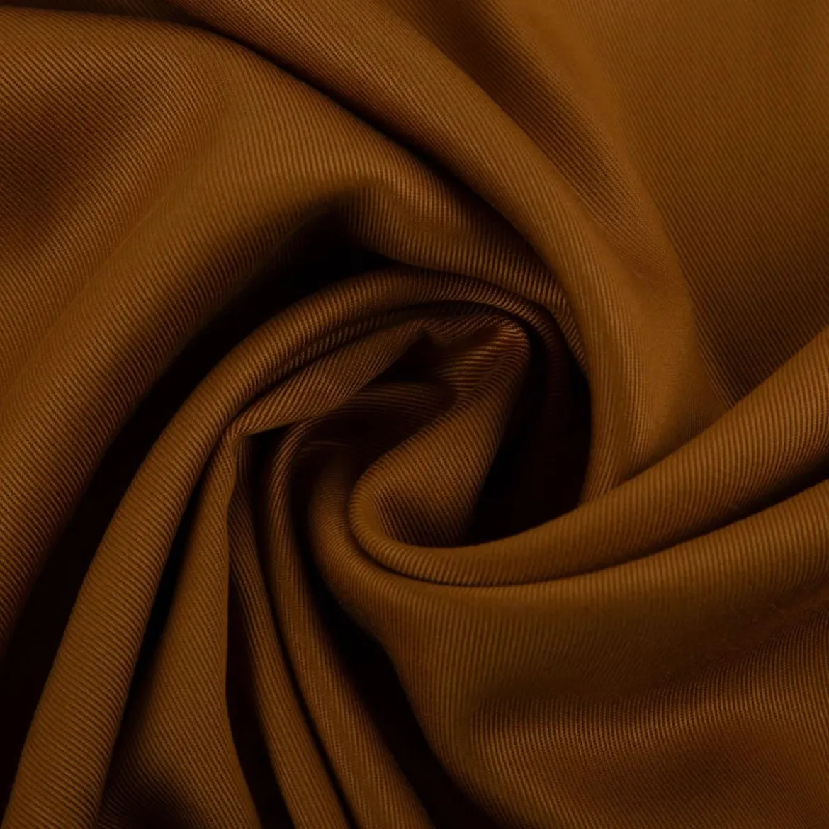 Tencel Lyocell Twill Stoff uni ockergelb 150cm