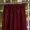 Thermo Chenille Fertigvorhang Kälteschutz Schallschutz Verdunkelung rot 145x245cm