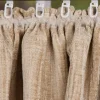 Thermo Chenille Fertigvorhang Kälteschutz Schallschutz Verdunkelung beige 145x245cm