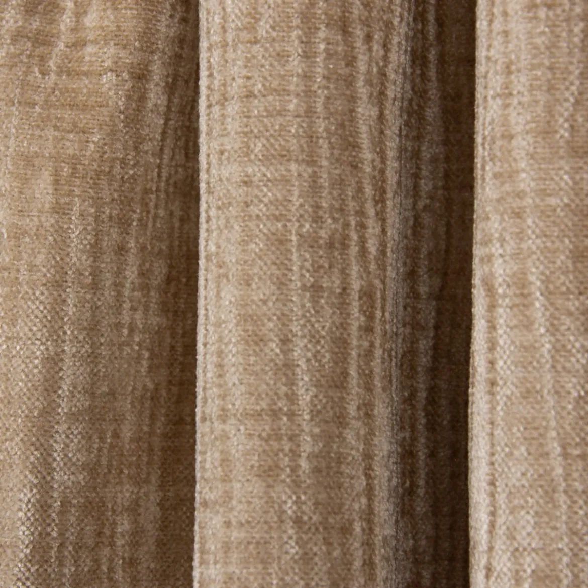 Thermo Chenille Fertigvorhang Kälteschutz Schallschutz Verdunkelung beige 145x245cm