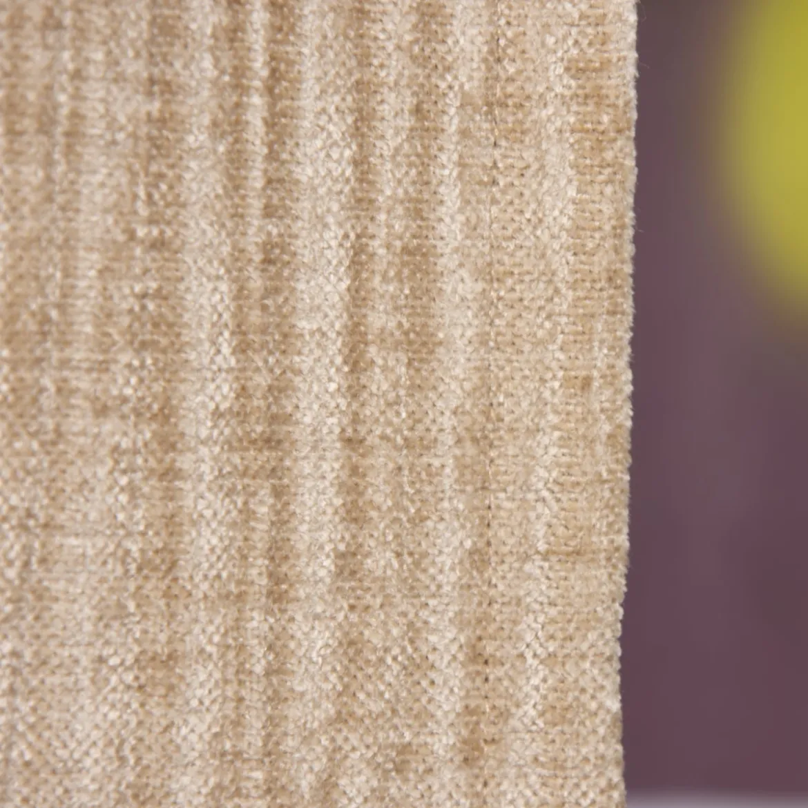 Thermo Chenille Fertigvorhang Kälteschutz Schallschutz Verdunkelung beige 145x245cm