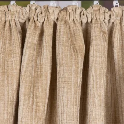Thermo Chenille Fertigvorhang Kälteschutz Schallschutz Verdunkelung beige 145x245cm