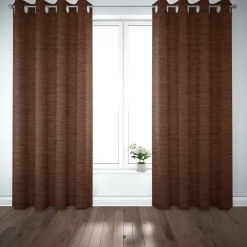 Thermostoff Chenille isolierend Akustik Kälteschutz braun 1,40m Breite