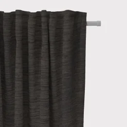 Thermostoff Chenille isolierend Akustik Kälteschutz anthrazit meliert 1,40m Breite