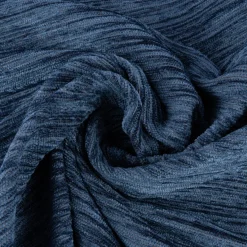 Thermostoff Chenille isolierend Akustik Kälteschutz blau 1,40m Breite