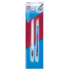 Thermo-Trickmarker hitzelöschbare Markierstifte im 2er Set weiß und blau von Prym