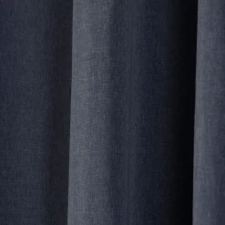Thermo Vorhang mit Schlaufenband Kälte- und Hitzeschutz einfarbig blau 135x245cm