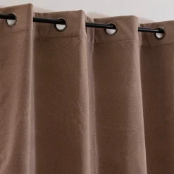 Thermovorhang Morey mit Ösen uni natur 140x260cm