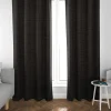 Thermovorhang Thermochenille Akustik Kälteschutz anthrazit meliert 245cm oder Wunschlänge von SCHÖNER LEBEN.