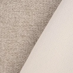 Thermovorhang Verdunkelung Kälteschutz Überbreite Doppelgewebe Easy Care hellgrau meliert 200x245 von SCHÖNER LEBEN.