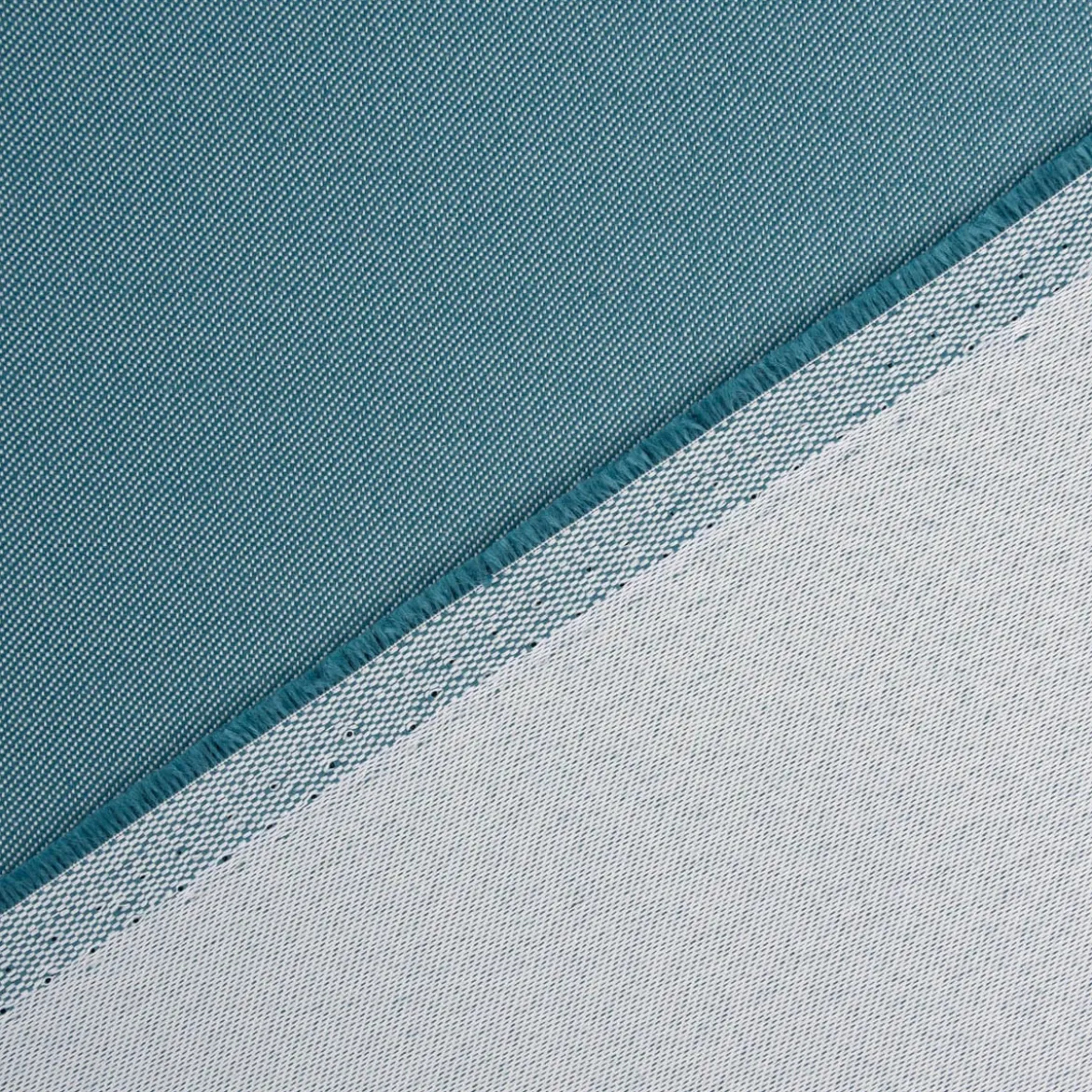Tischdecke abwaschbar nachhaltig uni petrol div. Größen von SCHÖNER LEBEN.