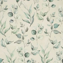 Tischdecke abwaschbar Plant Lover Blätterzweige Aquarell mint grün div. Größen von SCHÖNER LEBEN.