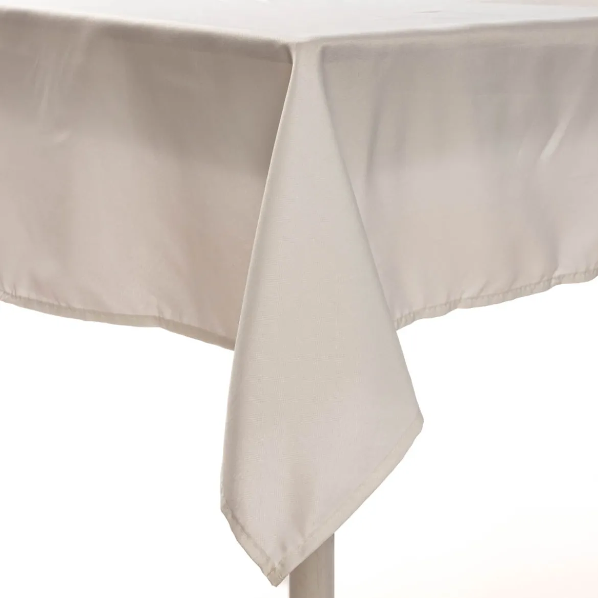 Tischdecke fleckabweisend und abwaschbar einfarbig weiß 150x300cm