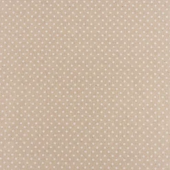 Tischdecke Leinenlook Basic Dot Pünktchen natur weiß verschiedene Größen von SCHÖNER LEBEN.