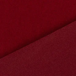 Tischdeckenstoff abwaschbar Baumwollstoff beschichtet Enduit uni granatapfel rot 1,45m Breite