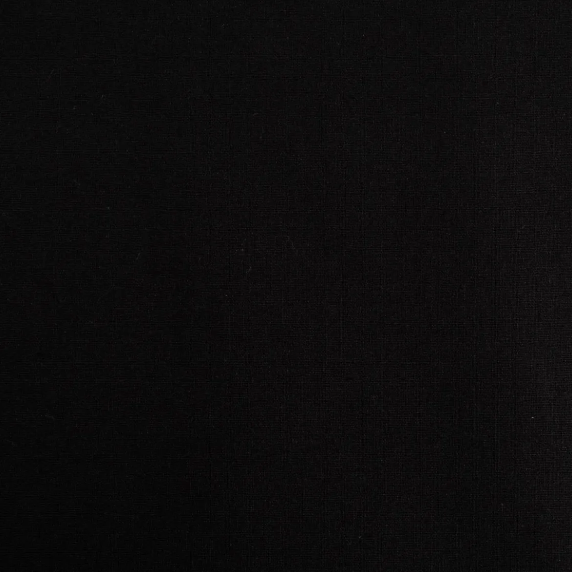 Tischdeckenstoff abwaschbar Baumwollstoff beschichtet Enduit uni schwarz 1,45m Breite