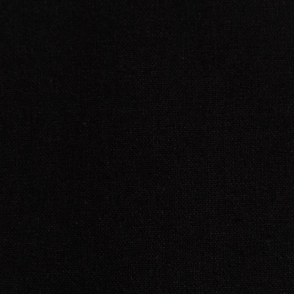 Tischdeckenstoff abwaschbar Baumwollstoff beschichtet Enduit uni schwarz 1,45m Breite
