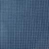 Tischdeckenstoff abwaschbar Baumwollstoff beschichtet Enduit Jules Karo blau weiß 1,45m Breite