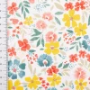 Tischdeckenstoff abwaschbar Acrylbeschichtung Bridget Blumen bunt 1,40m Breite
